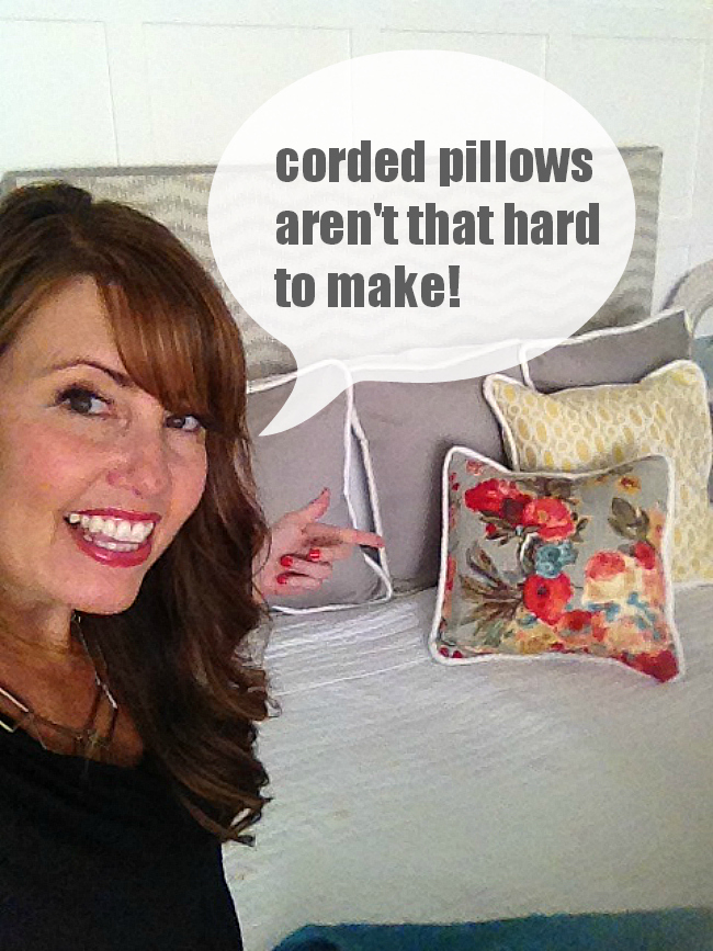 corded pillows aren't that hard to make