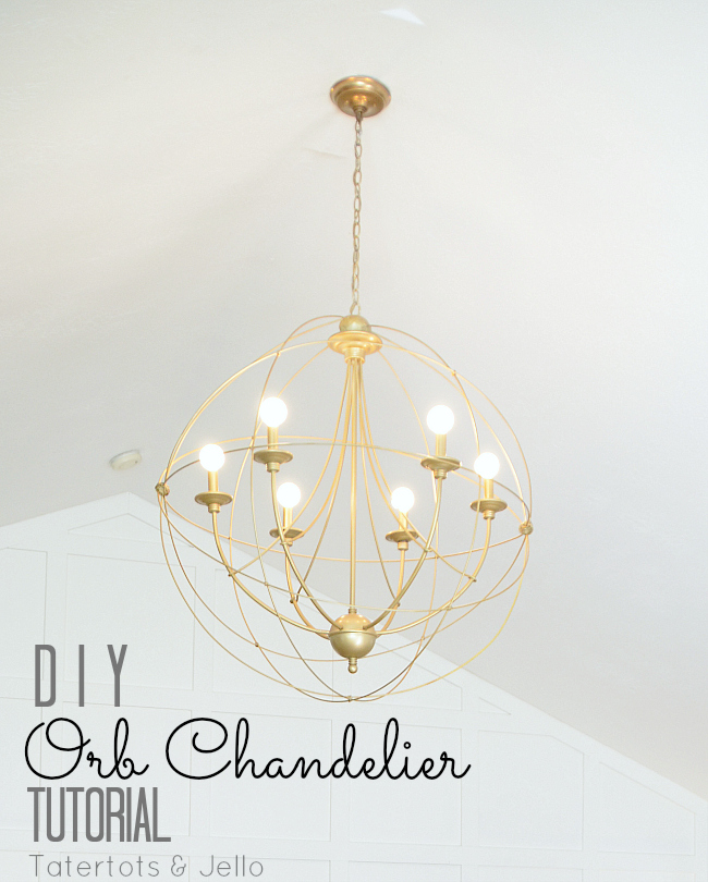 giant orb chandelier