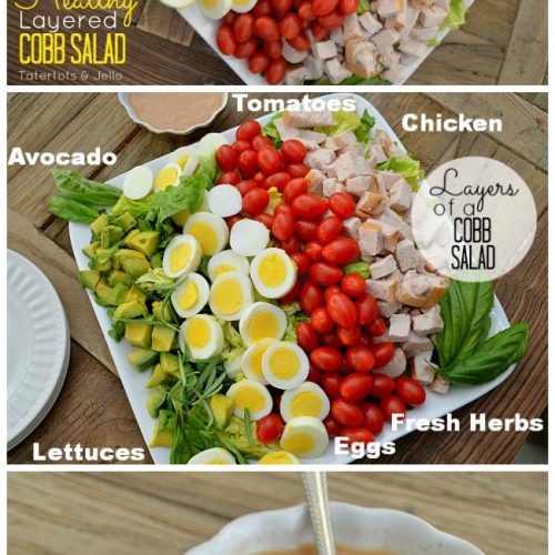 Healthy Layered Cobb Salad Recipe.