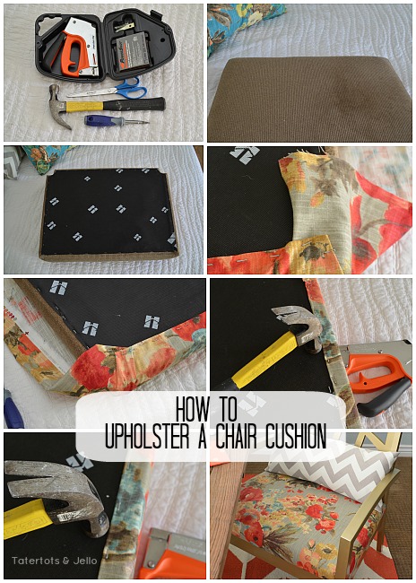how to upholster a chair cushion