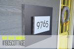 #1905Cottage – New Address Plaque!!