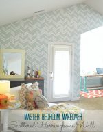 Master Bedroom Details – How to Make a Herringbone Wall!