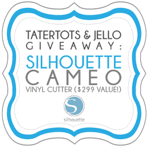 Giveaway: Silhouette CAMEO Vinyl Cutter ($299 value)!!