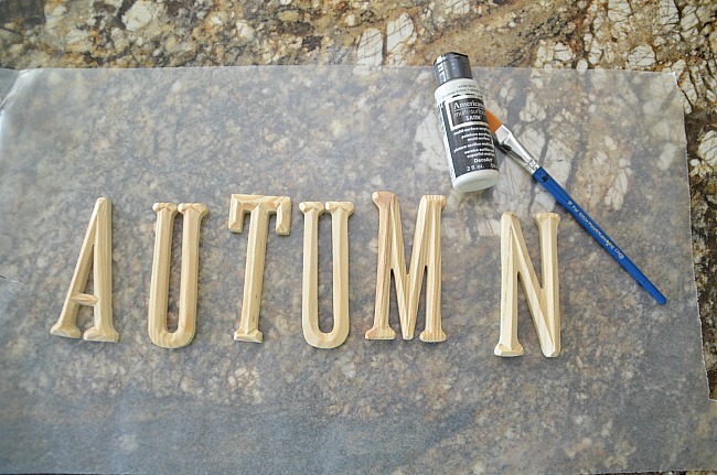 autumn letters for pumpkins