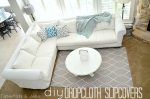 Make a Dropcloth Sofa Sectional Slipcover!