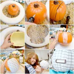 Make a Plaid Pumpkin Ruffle Wreath!! - Tatertots and Jello