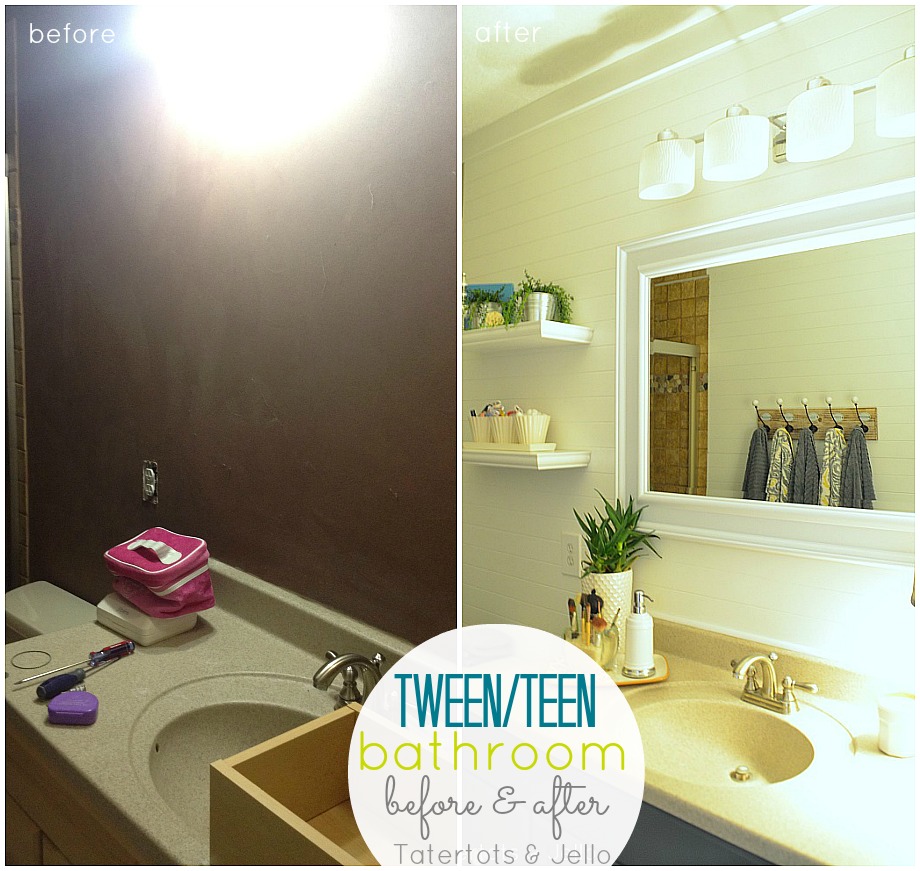 Tween/Tween Bathroom Redo – 5 Ways to Create a Space YOUR Teen Will Love!