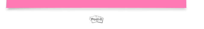 little shadow and post it logo