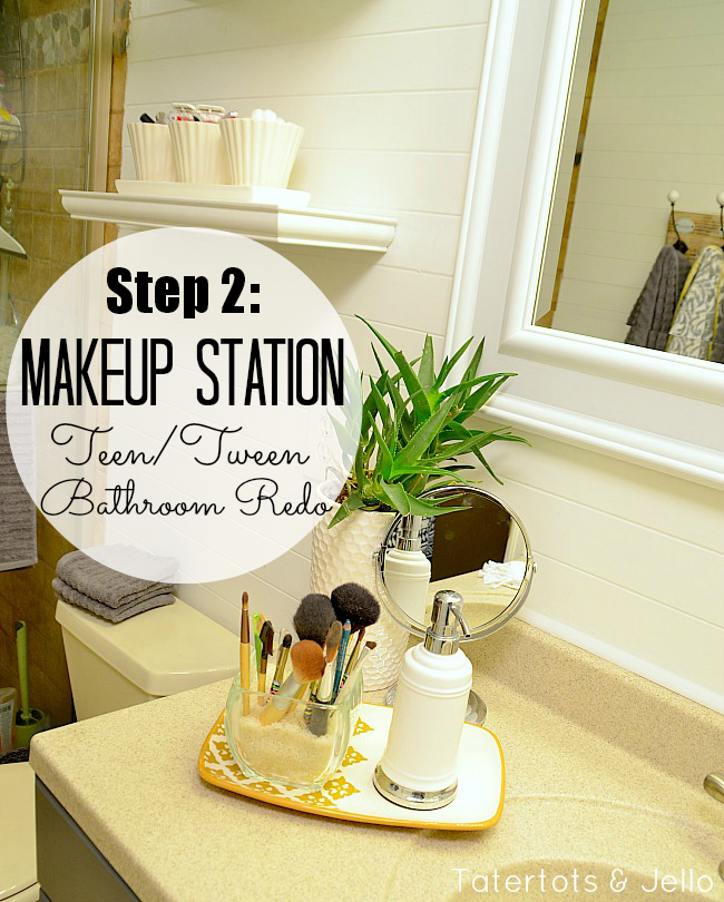 makeup station bathrrom redo