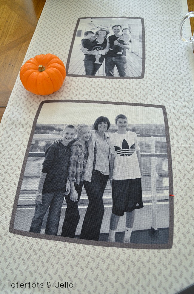 thanksgiving photo runner idea