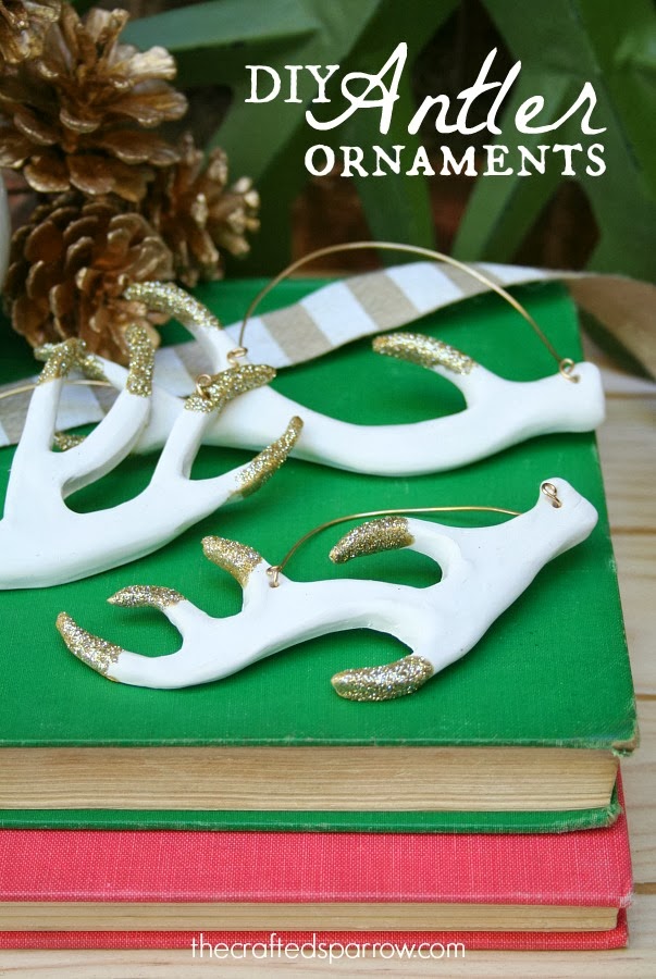 HAPPY Holidays: DIY Antler Ornaments!