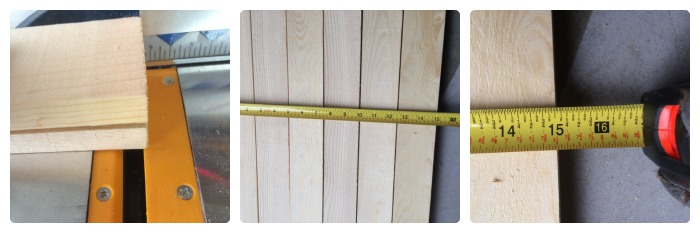 cut and measure sides