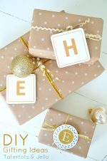 Make Coaster & Ornament Initial Gift Tags [And Win a $100 Shutterfly Gift Certificate]!