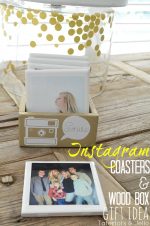 Gift Idea: DIY Instagram Coasters in Custom Box!