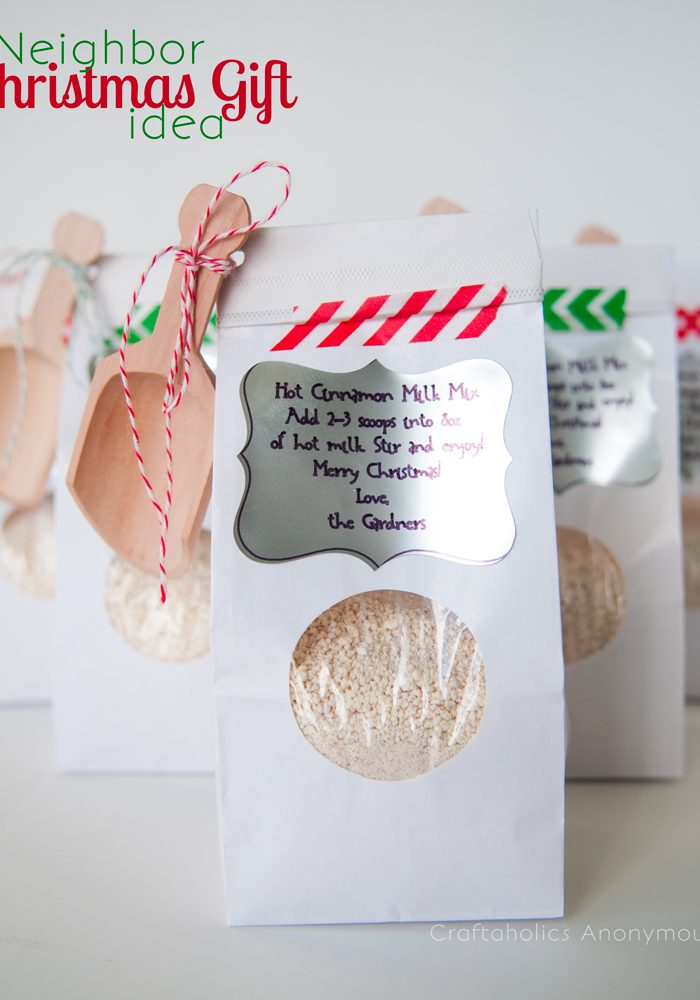 Happy Holidays: Hot Cinnamon Milk Mix (Neighbor Gift Idea)!