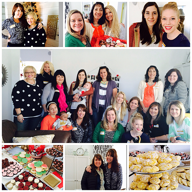 cookie exchange collage
