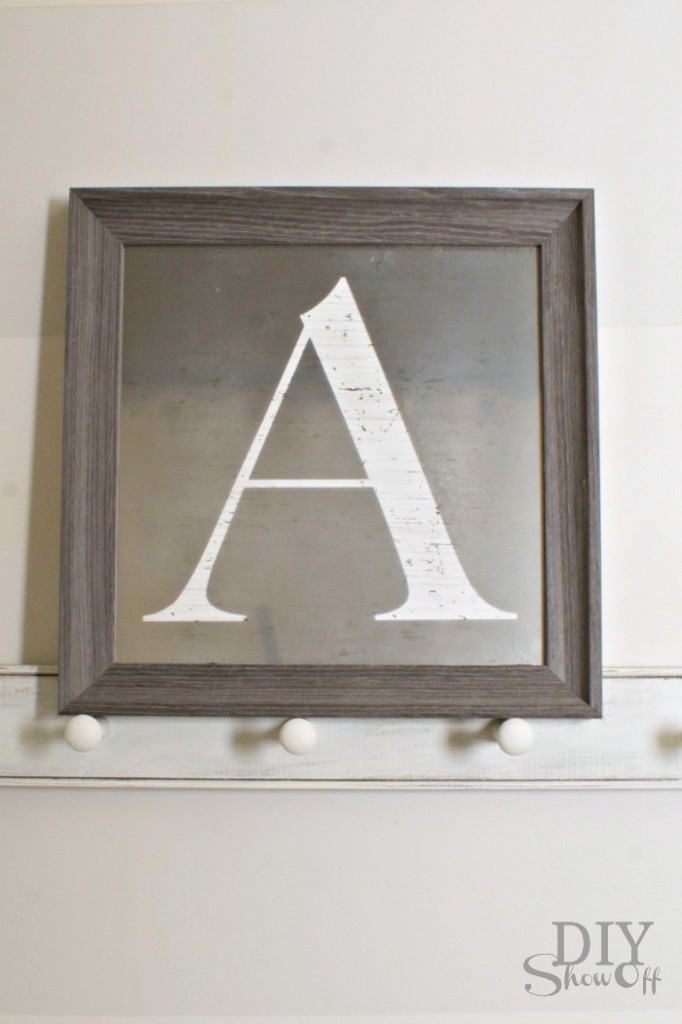 customizable Monogram Mirror