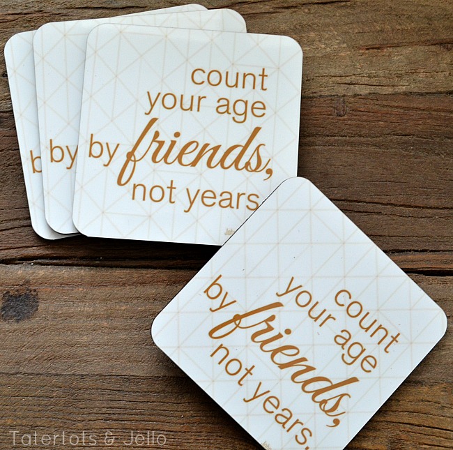 friends quotes coasters