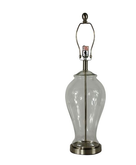 lowes clear lamp base