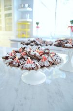 Christmas Chocolate Peppermint Kiss Cookies and 4th Annual Cookie Exchange!
