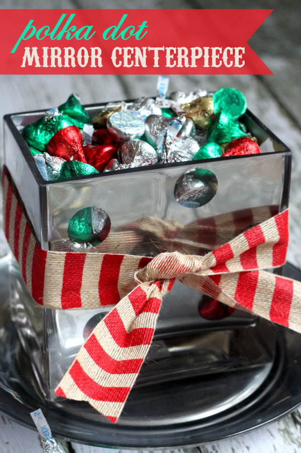 polkadot mirror centerpiece