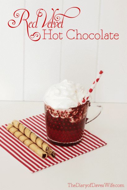 a Delicious Recipe for my Favorite Hot Chocolate - Red Velvet Hot Chocolate