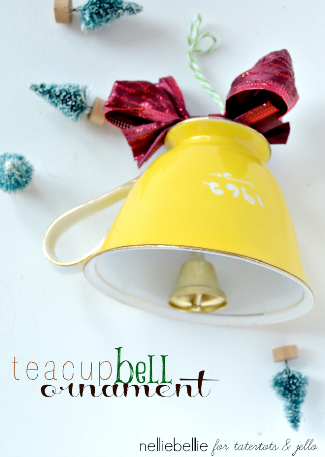 Happy Holidays: DIY Teacup Bell Ornament