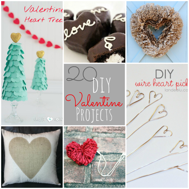 Great Ideas — 20 Valentine’s Day DIY Projects!!