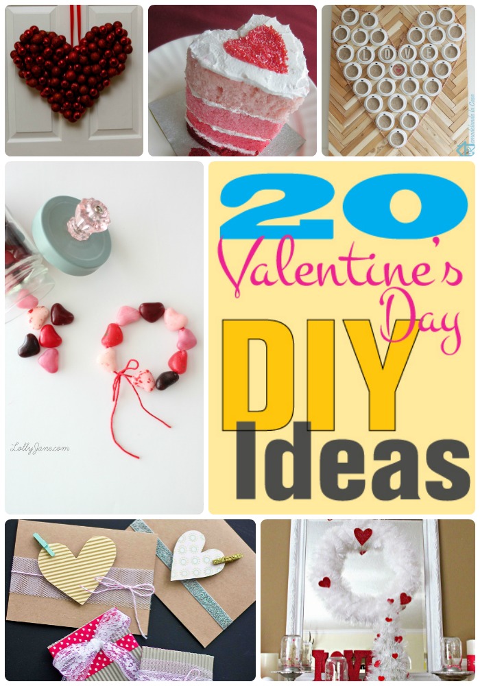 20 diy valentines ideas collage