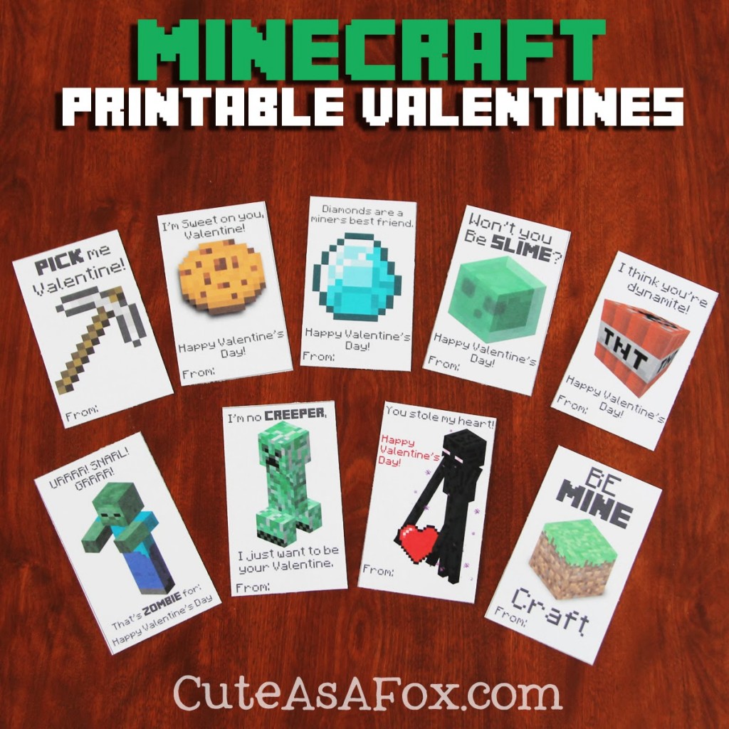 Free kids classroom printable valentines