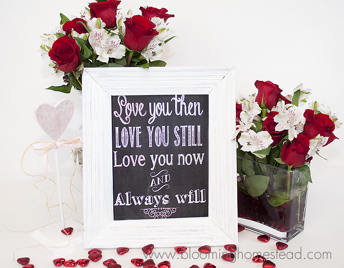 Valentine Chalkboard Printableweb