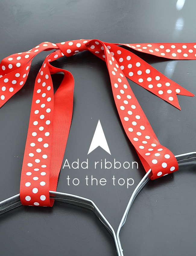 add ribbon to the top