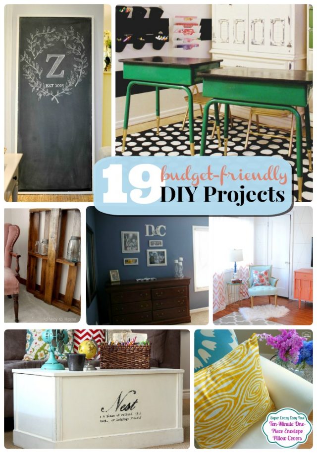 Great Ideas -- 19 Budget-Friendly DIY Projects!!