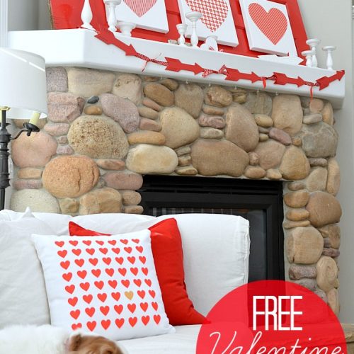 17 Farmhouse and Cottage Valentine's Day ideas. Fast and beautiful ways to bring the spirit of Valentine's Day into your home.