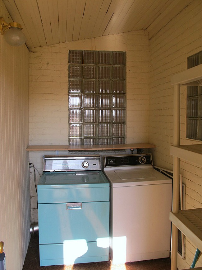 laundry room before