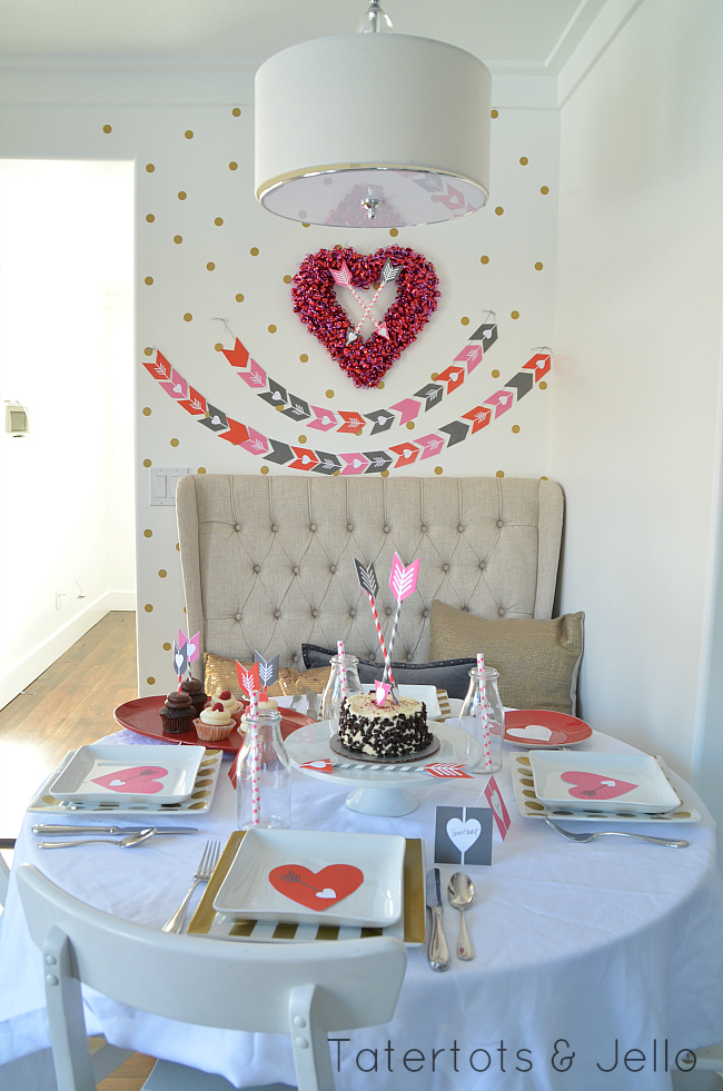 valentine party printables at tatertots and jello