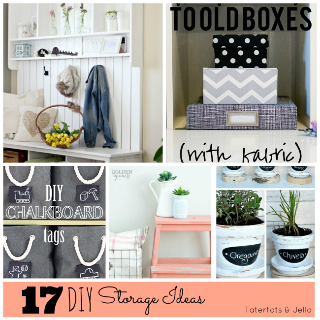 Great Ideas – 17 DIY Storage Projects!