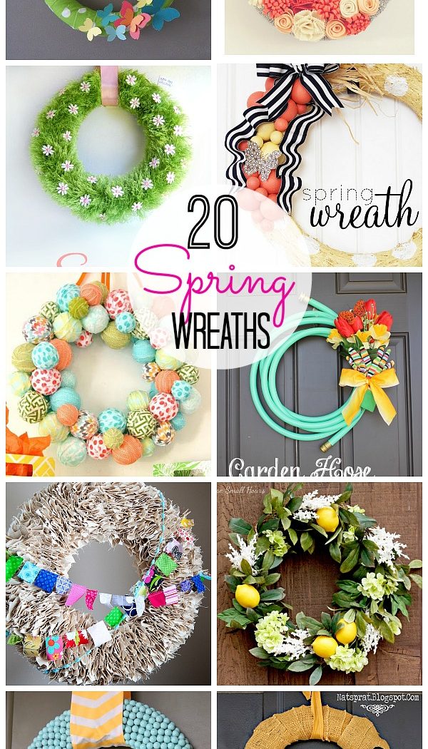 20 DIY Spring Wreaths!