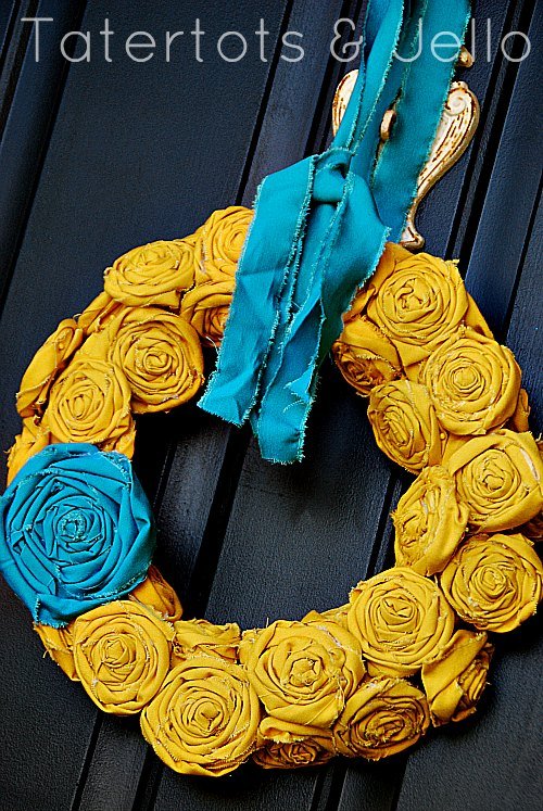 How to make a felt flower hoop saying wreath