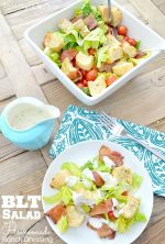 Family Favorite: BLT Salad with Homemade Ranch Dressing!