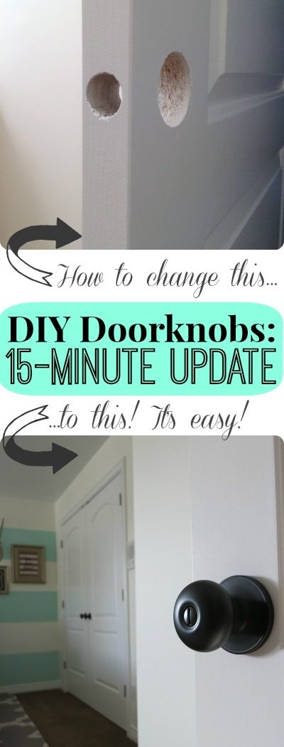 DIY Doorknobs: Secrets to a 15-Minute Update