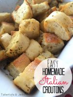 Make Homemade Italian Croutons!