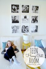 Tween/Teen Hangout Room: Free Printable & Canvas Portrait Wall #ShutterflyDecor