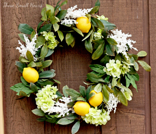 lemon wreath