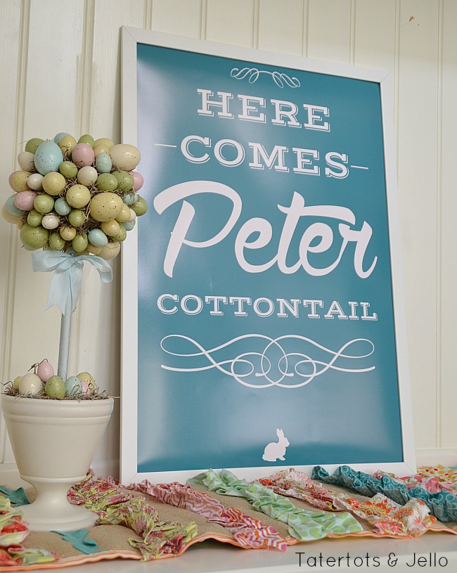 peter cottontail printable for easter at tatertots and jello