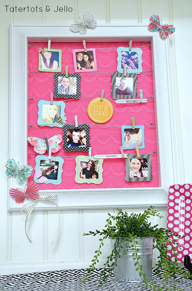 spring instagram display and free instagram frame printables