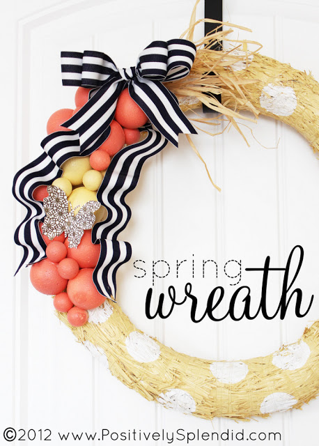 spring wreath title
