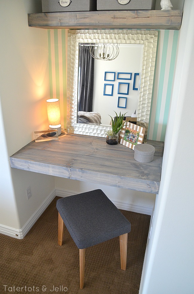 floating desk bedroom