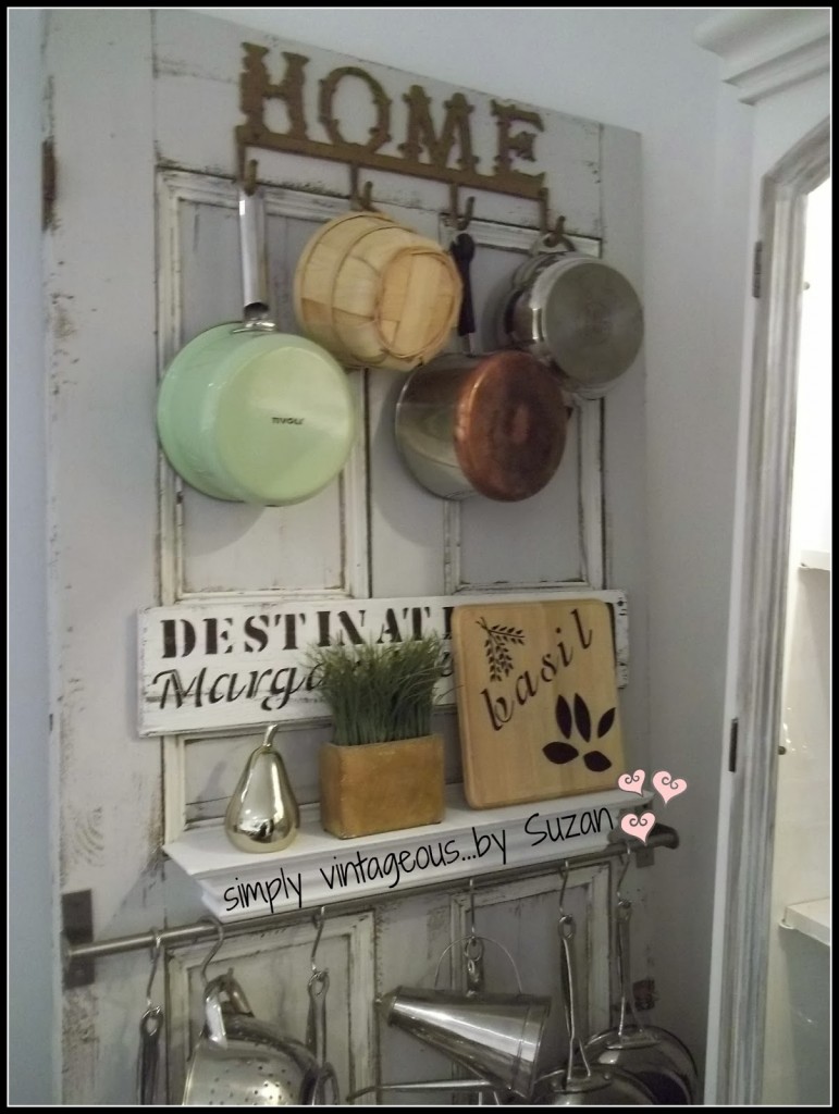 vintage door makeover