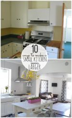 10 Ways to Make A Small Kitchen Seem Larger!!